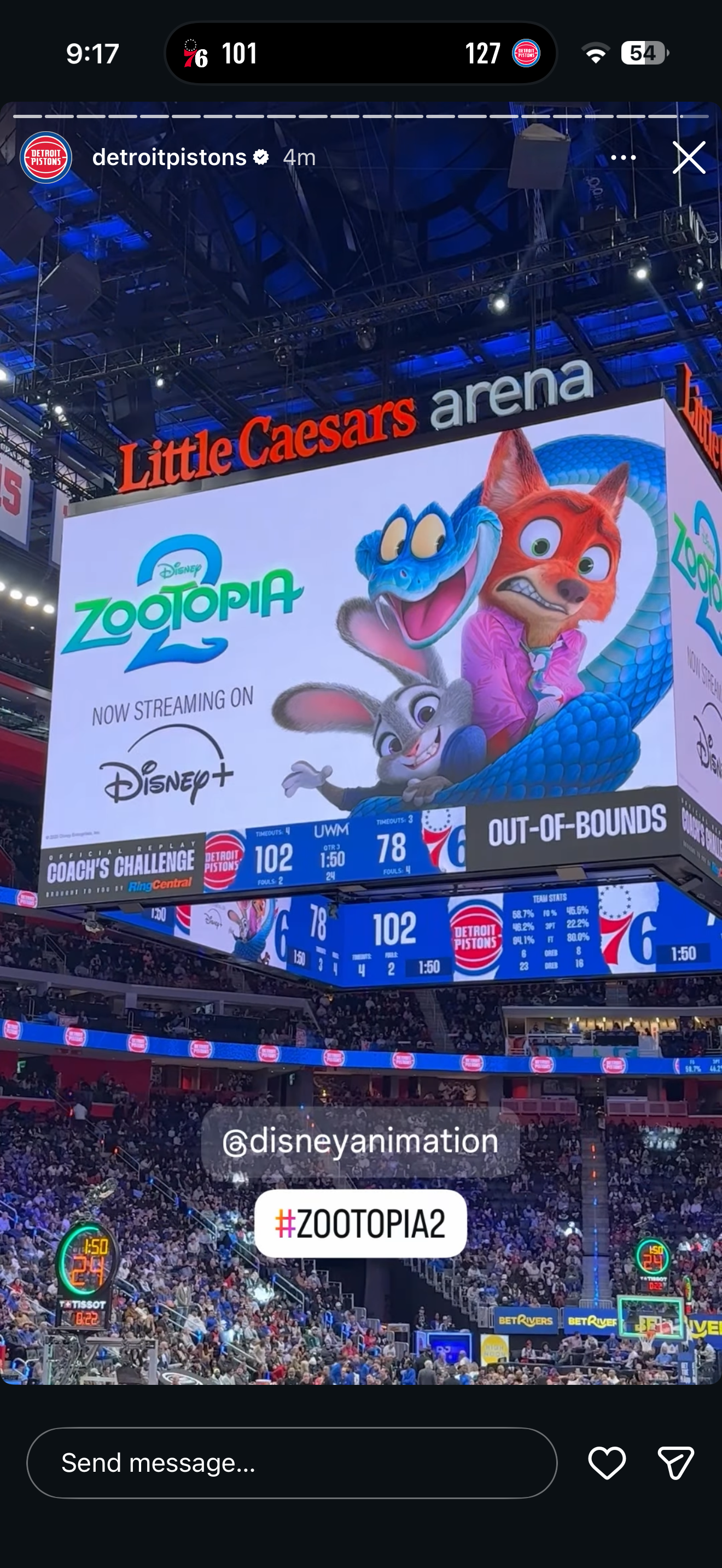 Detriot Pistons - Instagram Story 2
